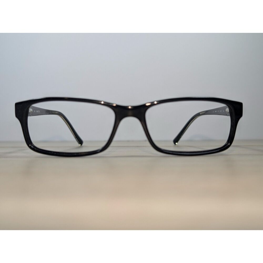 Nautica N8048 010 Black Eyeglass Frames 54-17-145 Full Rim Rectangular